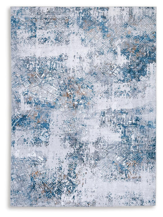 Garyard 5' x 7' Washable Rug - LasVegasFurnitureOnline.com