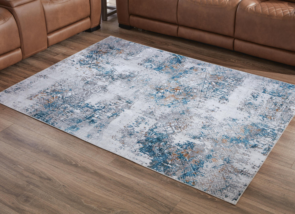Garyard 5' x 7' Washable Rug - LasVegasFurnitureOnline.com