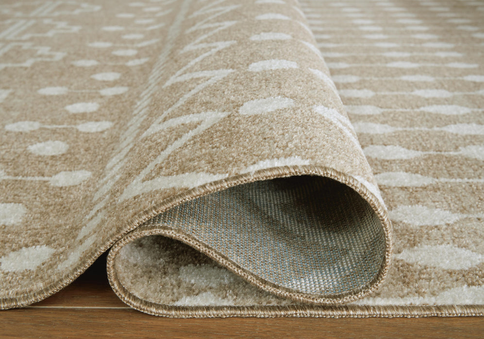 Bunchly 4'11" x 7'2" Washable Rug - LasVegasFurnitureOnline.com