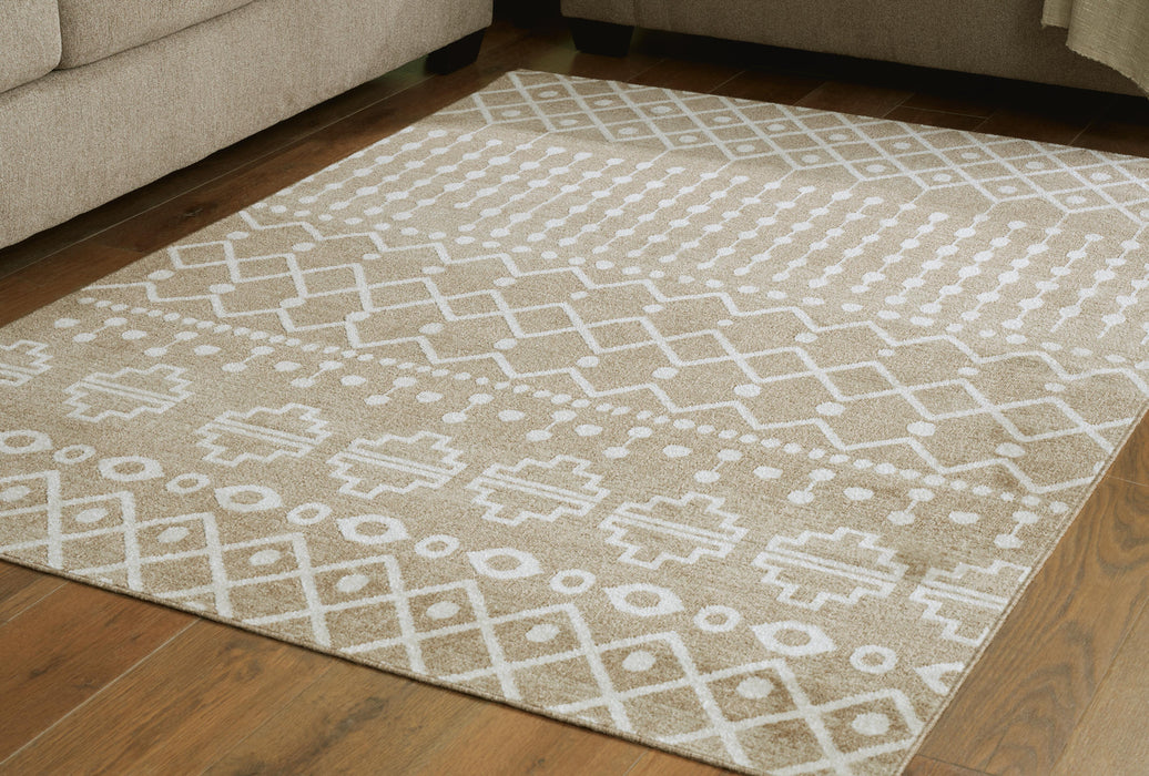Bunchly 4'11" x 7'2" Washable Rug - LasVegasFurnitureOnline.com