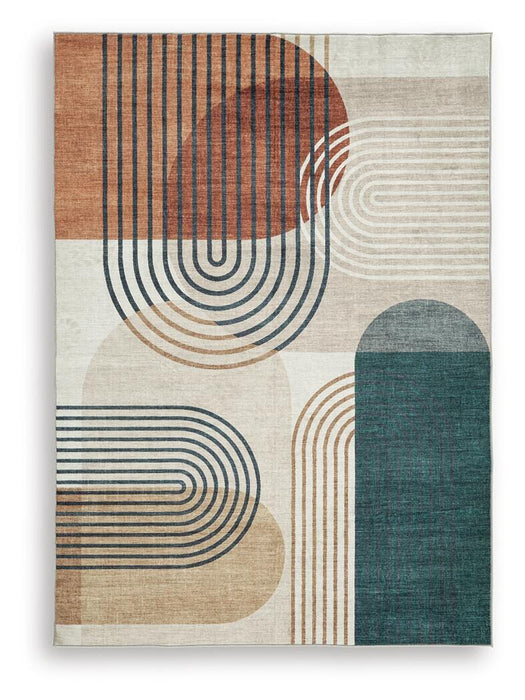 Farrendale Washable Area Rug - LasVegasFurnitureOnline.com