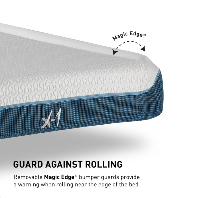 Bedgear X1 Kids Performance Mattress with Magic Edge