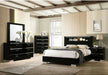 Sinistra Modern Queen Bedroom Set – Clean-Lined Engineered Wood with Metal Accents - LasVegasFurnitureOnline.com