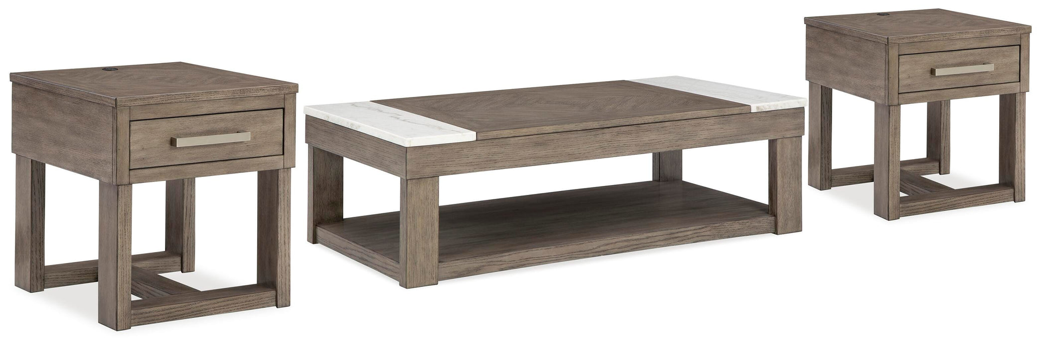 Loyaska Occasional Table Set - LasVegasFurnitureOnline.com