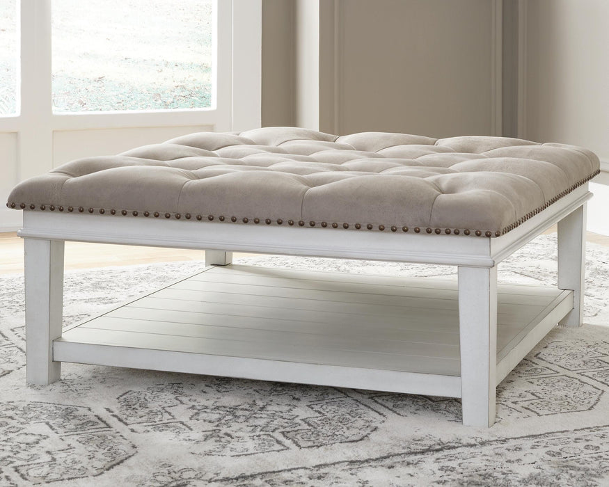 Kanwyn Upholstered Ottoman Coffee Table - LasVegasFurnitureOnline.com