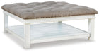Kanwyn Upholstered Ottoman Coffee Table - LasVegasFurnitureOnline.com