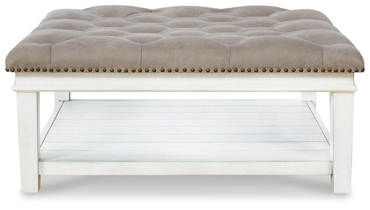 Kanwyn Upholstered Ottoman Coffee Table - LasVegasFurnitureOnline.com