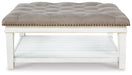 Kanwyn Upholstered Ottoman Coffee Table - LasVegasFurnitureOnline.com