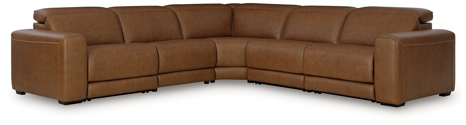 Magic Man 5-Piece Power Reclining Sectional - LasVegasFurnitureOnline.com