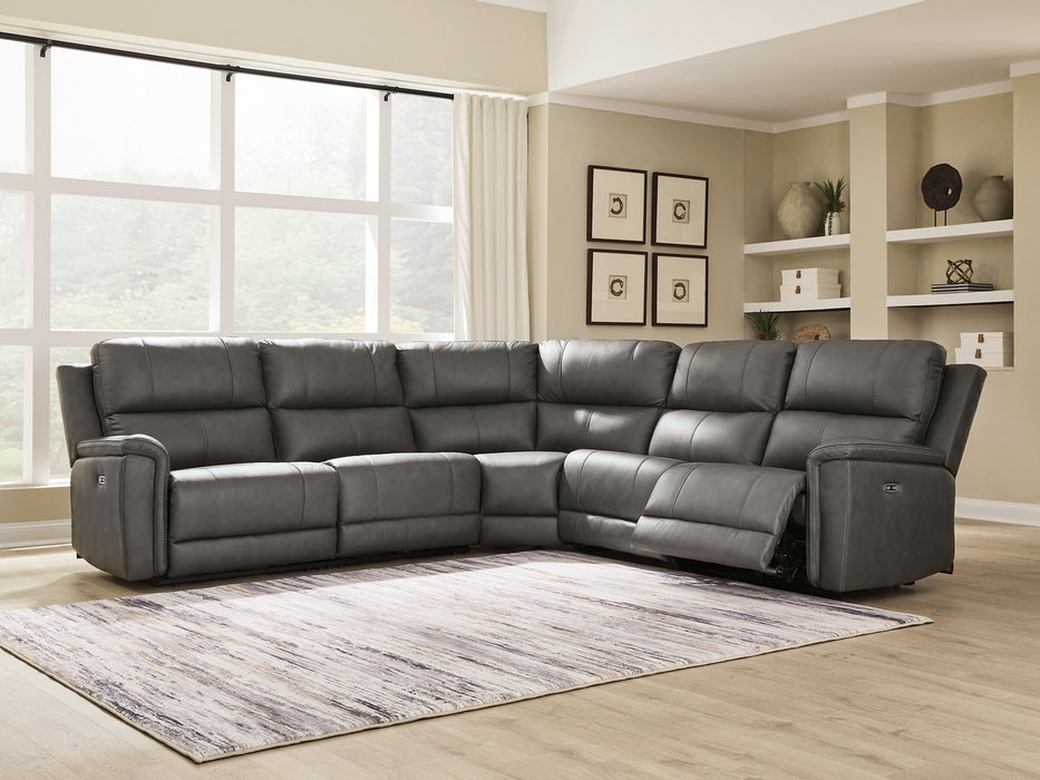 Bleckley Power Reclining Sectional - LasVegasFurnitureOnline.com