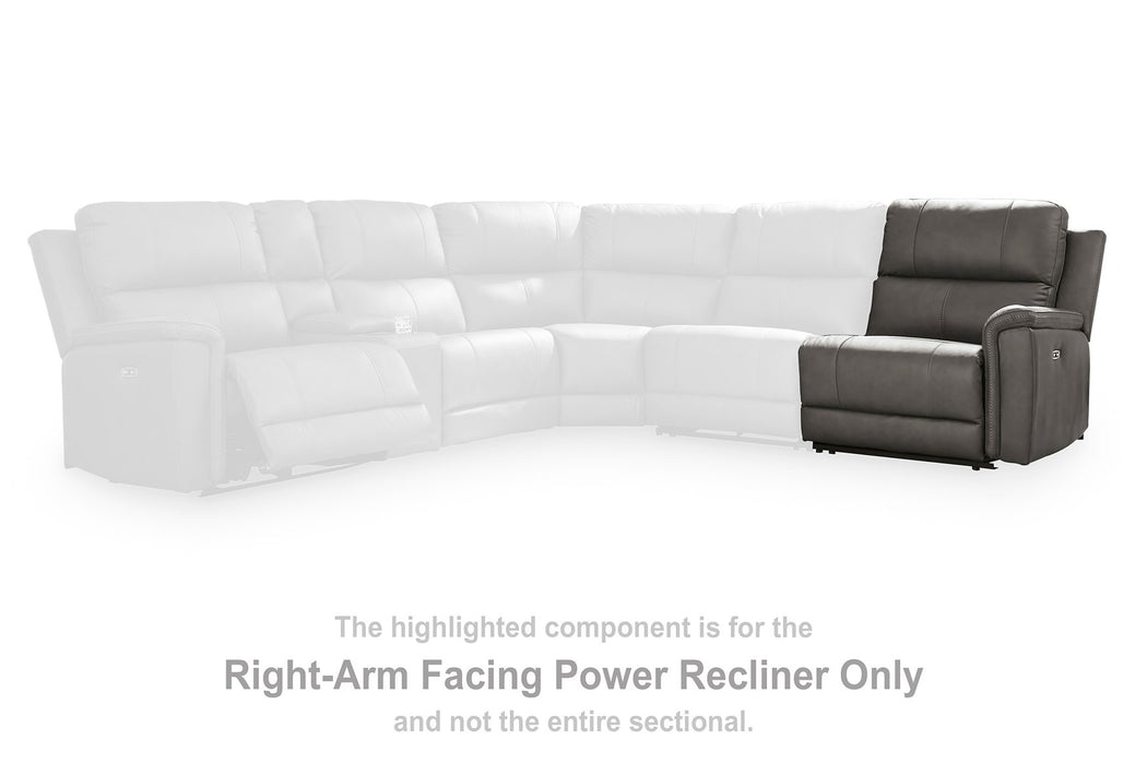 Bleckley Power Reclining Sectional - LasVegasFurnitureOnline.com