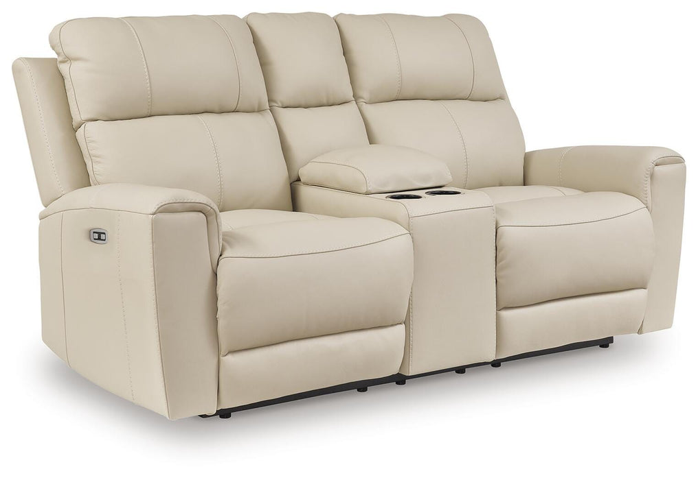 Dahlmoore Power Reclining Loveseat with Console - LasVegasFurnitureOnline.com