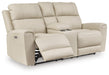 Dahlmoore Power Reclining Loveseat with Console - LasVegasFurnitureOnline.com