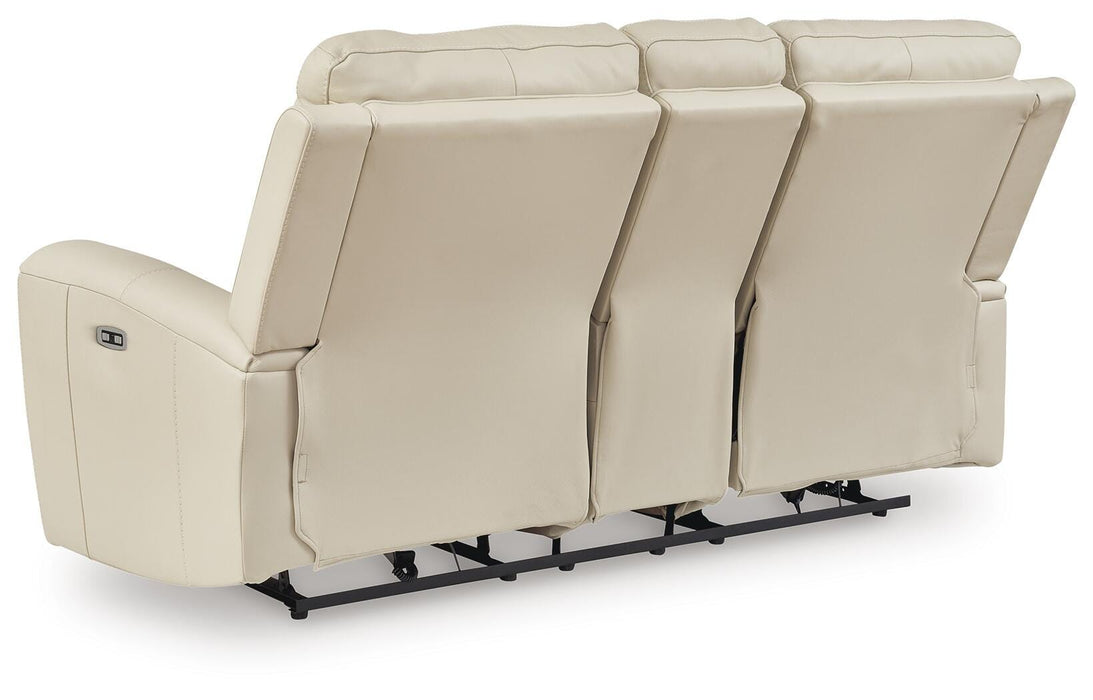 Dahlmoore Power Reclining Loveseat with Console - LasVegasFurnitureOnline.com