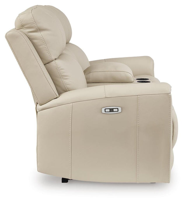 Dahlmoore Power Reclining Loveseat with Console - LasVegasFurnitureOnline.com