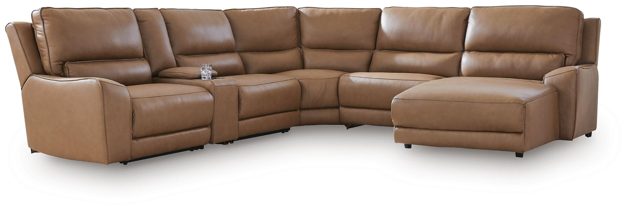 DeepWakes Power Reclining Sectional with Chaise - LasVegasFurnitureOnline.com