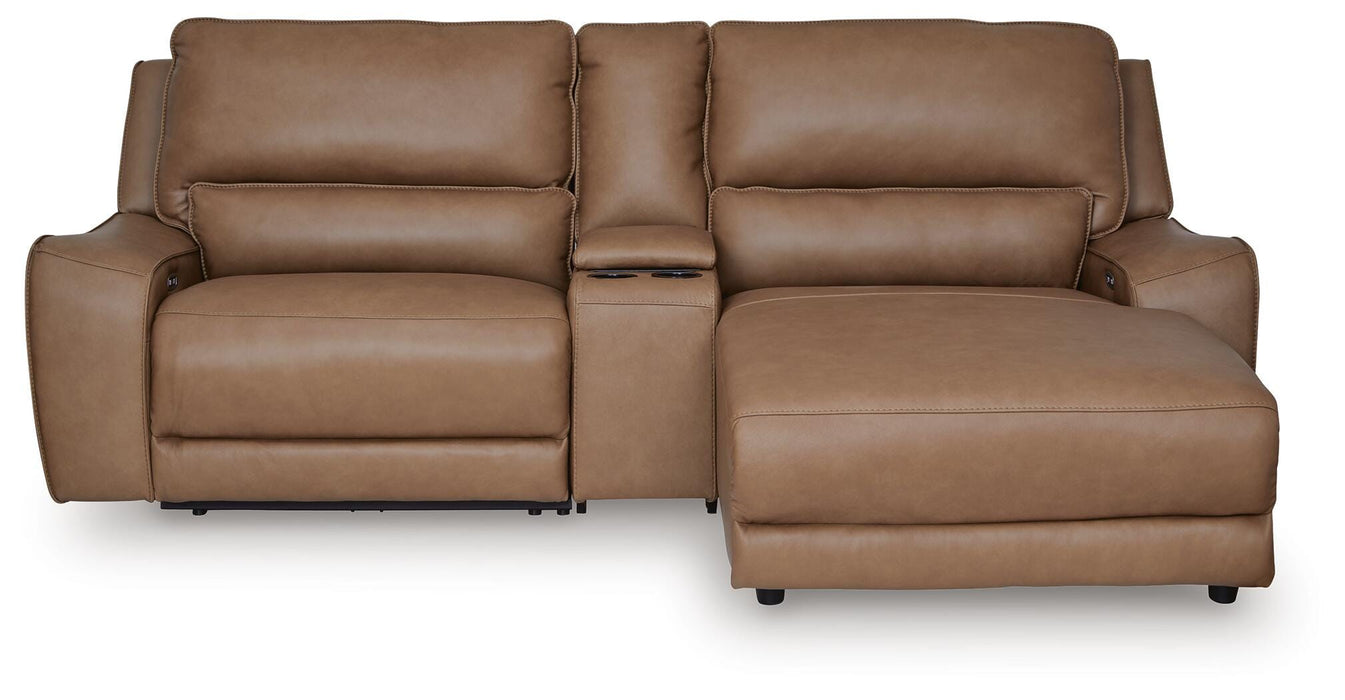 DeepWakes Power Reclining Sectional with Chaise - LasVegasFurnitureOnline.com