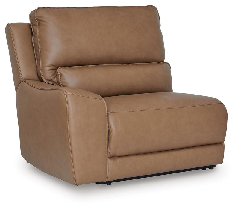 DeepWakes Reclining Sectional with Storage Console - LasVegasFurnitureOnline.com