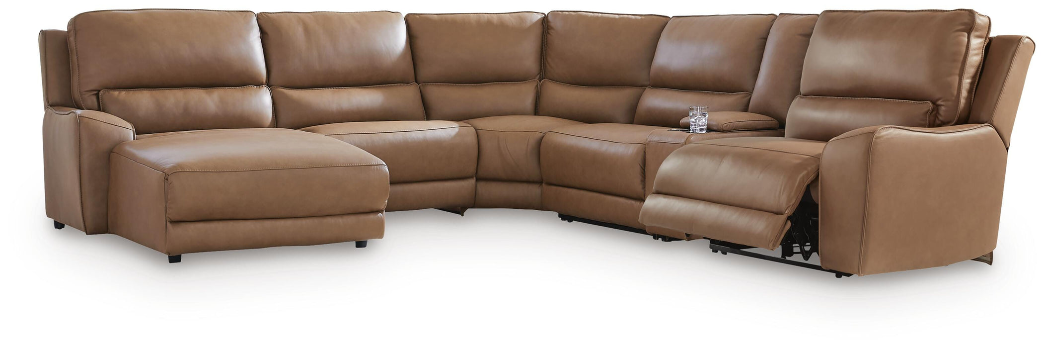 DeepWakes Power Reclining Sectional with Chaise - LasVegasFurnitureOnline.com