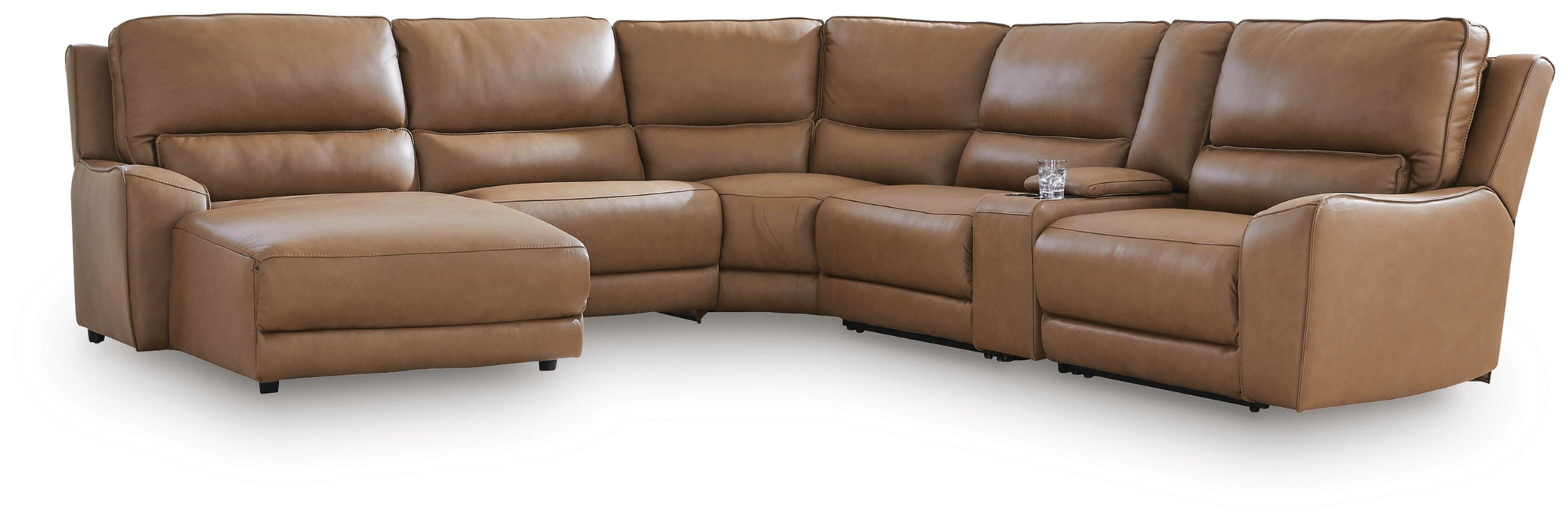 DeepWakes Power Reclining Sectional with Chaise - LasVegasFurnitureOnline.com