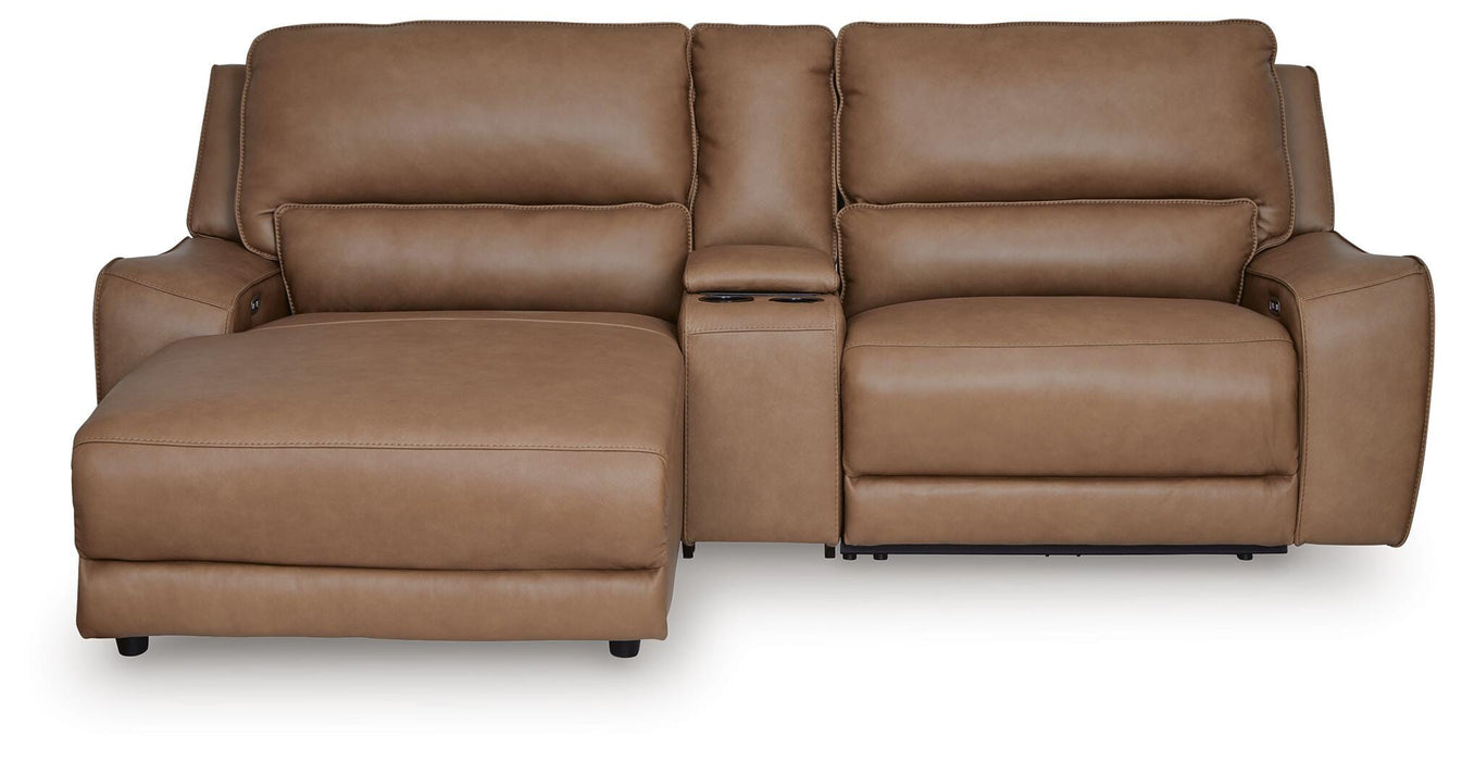 DeepWakes Power Reclining Sectional with Chaise - LasVegasFurnitureOnline.com