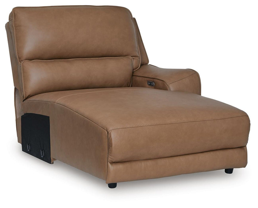 DeepWakes Power Reclining Sectional with Chaise - LasVegasFurnitureOnline.com