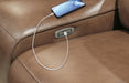 DeepWakes Power Reclining Loveseat with Console - LasVegasFurnitureOnline.com
