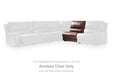 DeepWakes Reclining Sectional with Storage Console - LasVegasFurnitureOnline.com