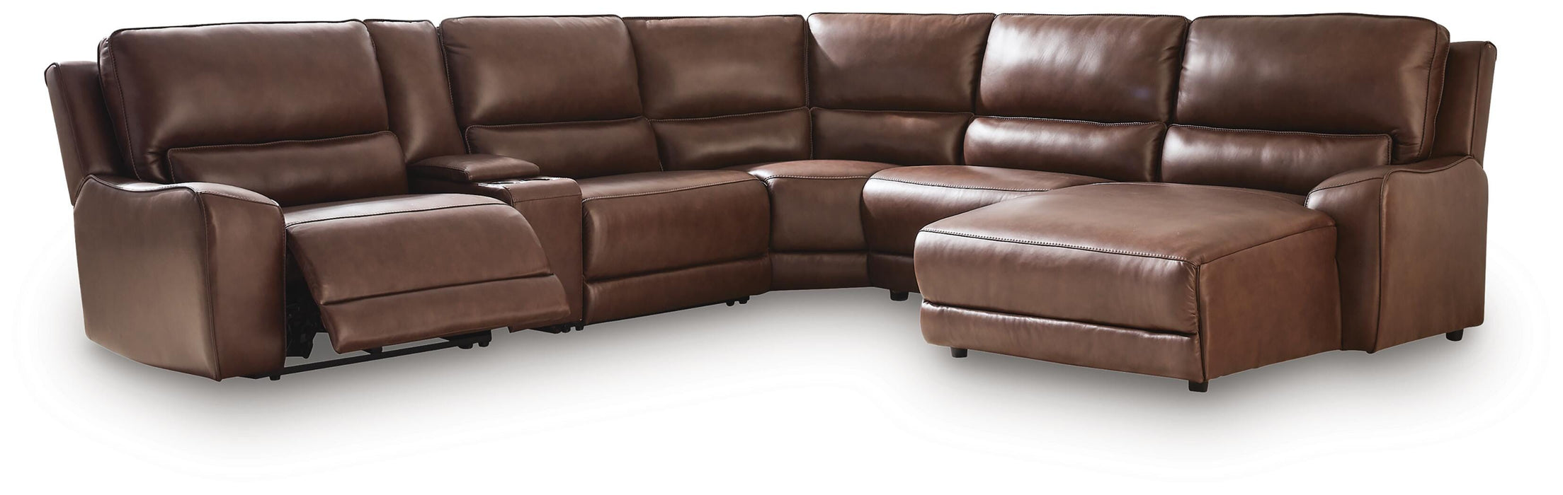 DeepWakes Power Reclining Sectional with Chaise - LasVegasFurnitureOnline.com