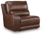 DeepWakes Reclining Sectional with Storage Console - LasVegasFurnitureOnline.com