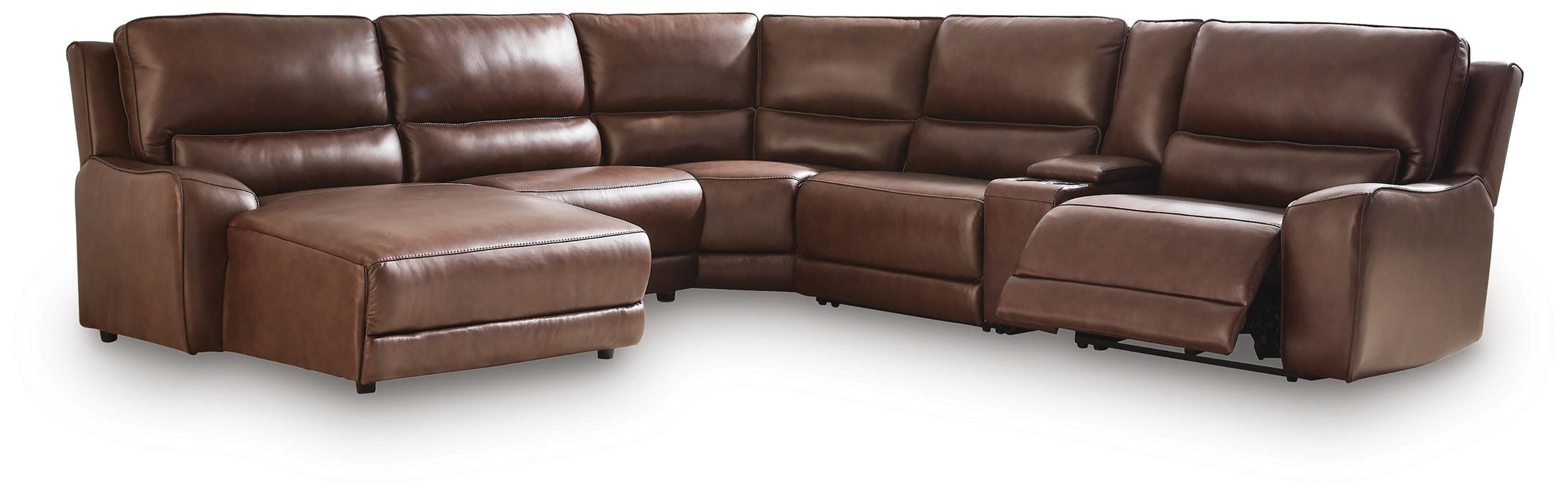 DeepWakes Power Reclining Sectional with Chaise - LasVegasFurnitureOnline.com