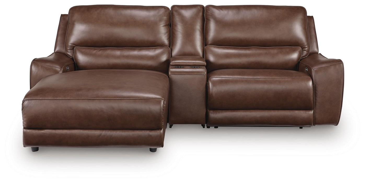 DeepWakes Power Reclining Sectional with Chaise - LasVegasFurnitureOnline.com