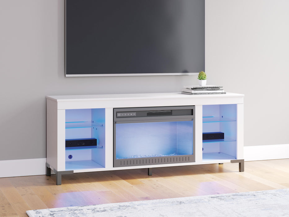 Brollevi 60" TV Stand with Electric Fireplace - LasVegasFurnitureOnline.com