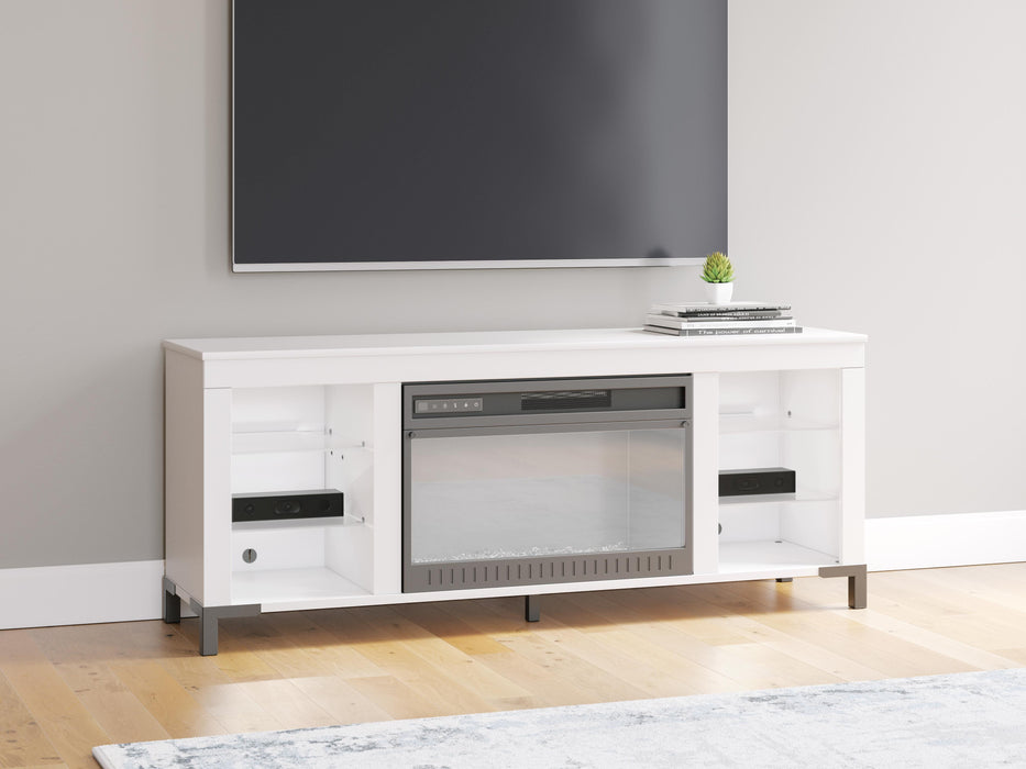 Brollevi 60" TV Stand with Electric Fireplace - LasVegasFurnitureOnline.com