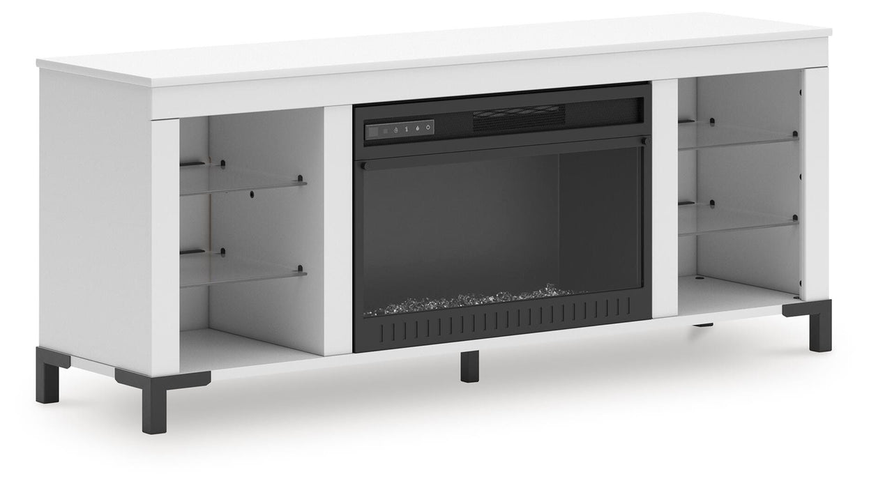 Brollevi 60" TV Stand with Electric Fireplace - LasVegasFurnitureOnline.com