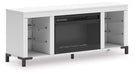 Brollevi 60" TV Stand with Electric Fireplace - LasVegasFurnitureOnline.com
