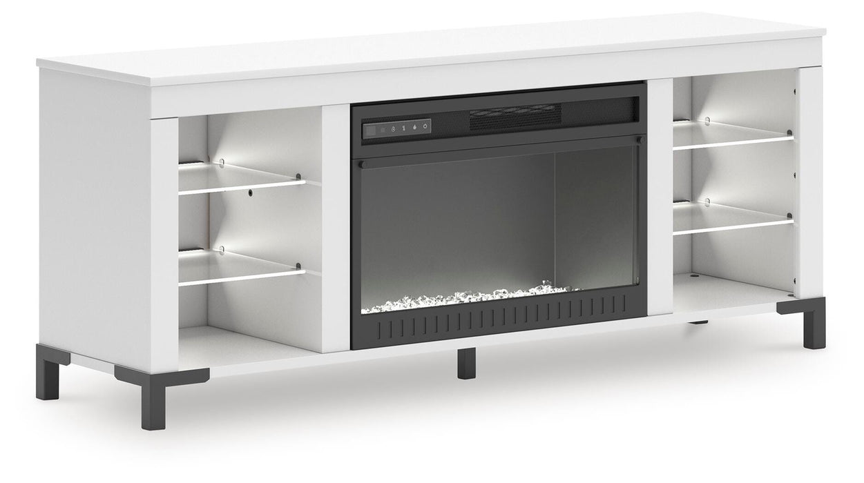 Brollevi 60" TV Stand with Electric Fireplace - LasVegasFurnitureOnline.com