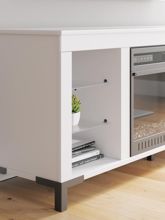 Brollevi 60" TV Stand with Electric Fireplace - LasVegasFurnitureOnline.com