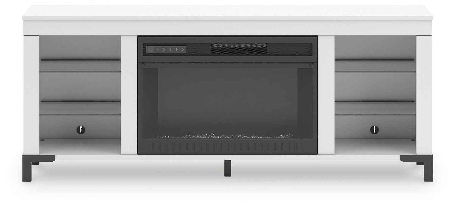 Brollevi 60" TV Stand with Electric Fireplace - LasVegasFurnitureOnline.com
