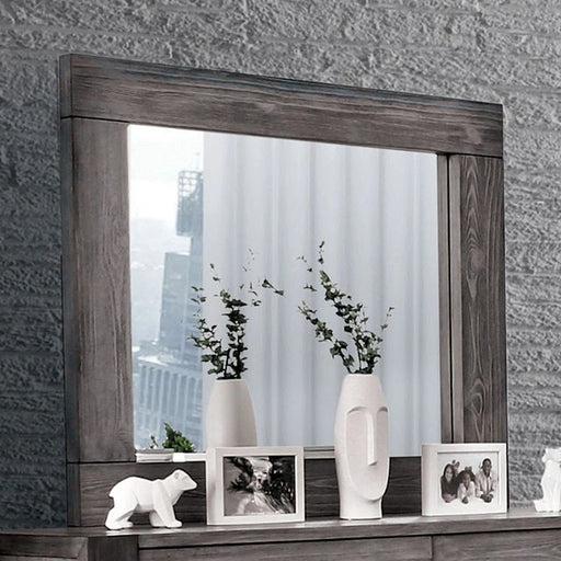 Janeiro Gray Mirror - LasVegasFurnitureOnline.com