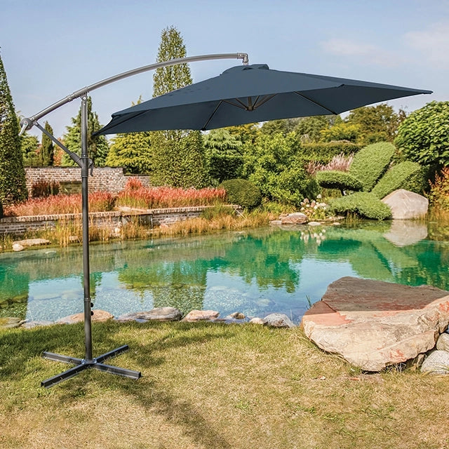 Glam Cantilever Umbrella w/ LED - LasVegasFurnitureOnline.com