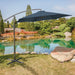 Glam Cantilever Umbrella w/ LED - LasVegasFurnitureOnline.com