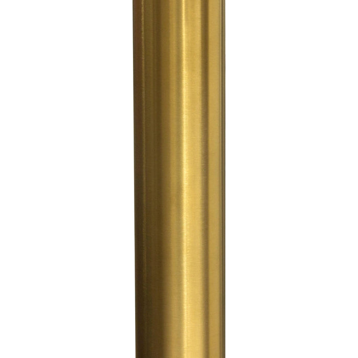 Stella 36" Round Bar Height Table w/ Faux Marble Top and Brushed Gold Metal Base by Diamond Sofa