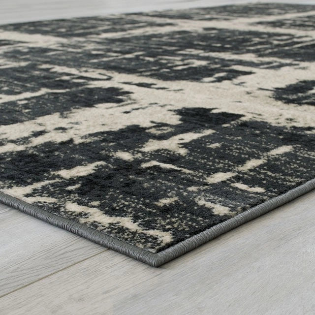 Kozlu Gray/Beige 5' X 7' Area Rug - Rug | Las Vegas Furniture Online - View 5
