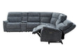 Mattheus Power Sectional with Console + 2 Recliners - Sectional | Las Vegas Furniture Online - View 6