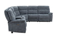 Mattheus Power Sectional with Console + 3 Recliners - Sectional | Las Vegas Furniture Online - View 11
