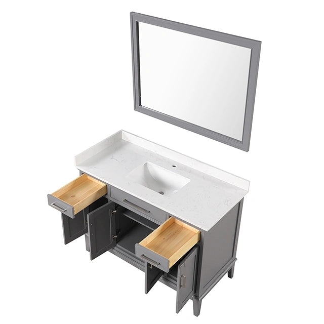 Soline Vanity Set w/ Mirror - Vanity Set | Las Vegas Furniture Online - View 2