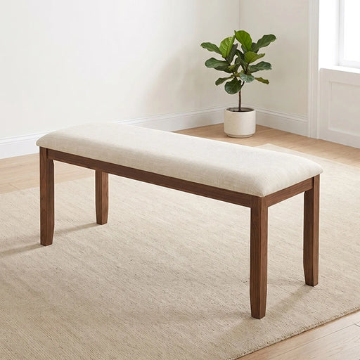 Salvino Dining Bench Natural - Bench | Las Vegas Furniture Online