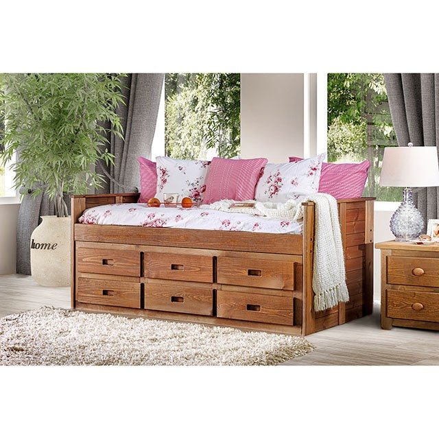 Lia Twin Captain Bed - LasVegasFurnitureOnline.com