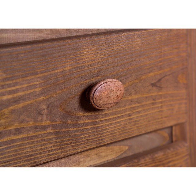 Lea Mahogany Night Stand - LasVegasFurnitureOnline.com